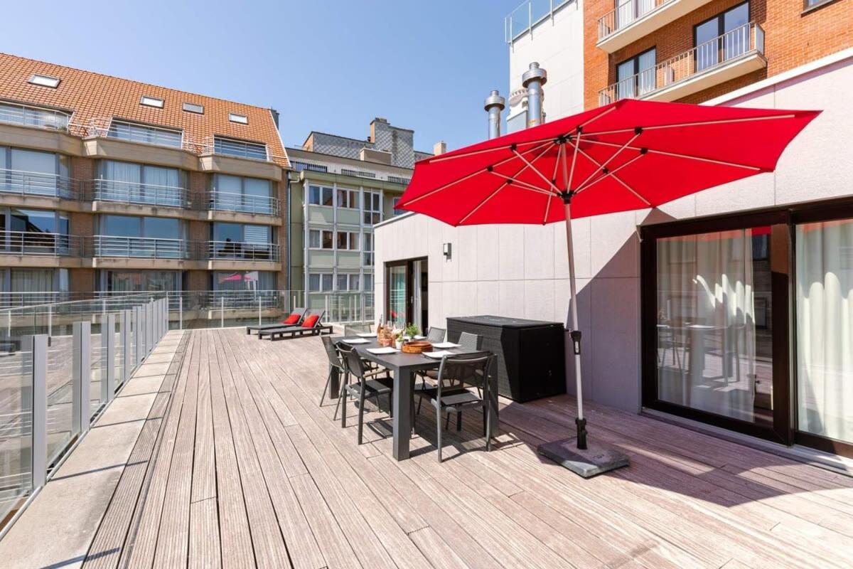 Huswell - Sunny Apartment In Knokke-Heist With Big Terrace Екстер'єр фото