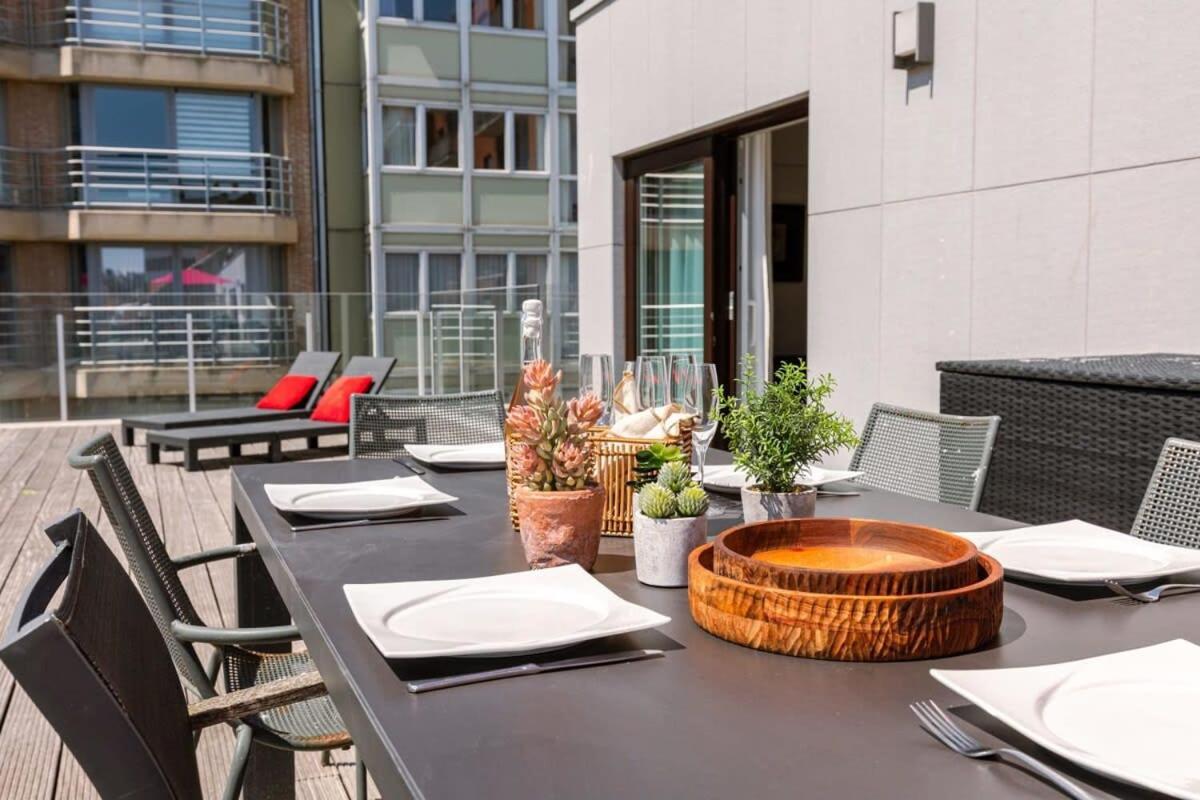 Huswell - Sunny Apartment In Knokke-Heist With Big Terrace Екстер'єр фото