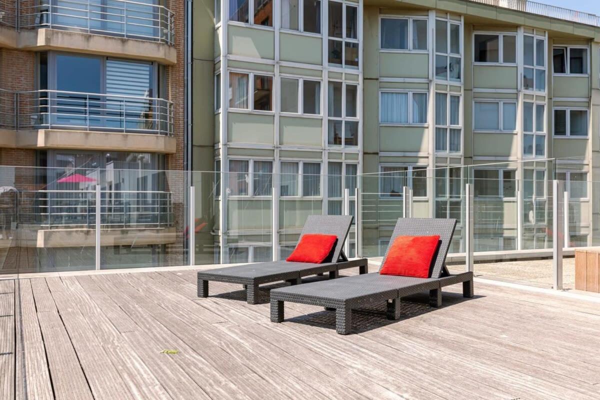 Huswell - Sunny Apartment In Knokke-Heist With Big Terrace Екстер'єр фото